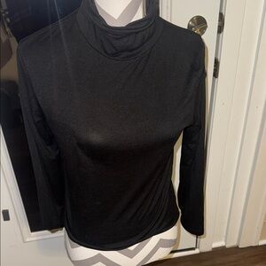 Chic Black Long Sleeve Women's Top